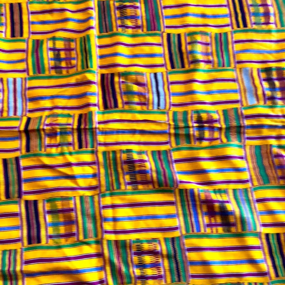 Very Old Kente Cloth from Ghana Antique